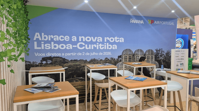 Voo direto de Curitiba para Lisboa