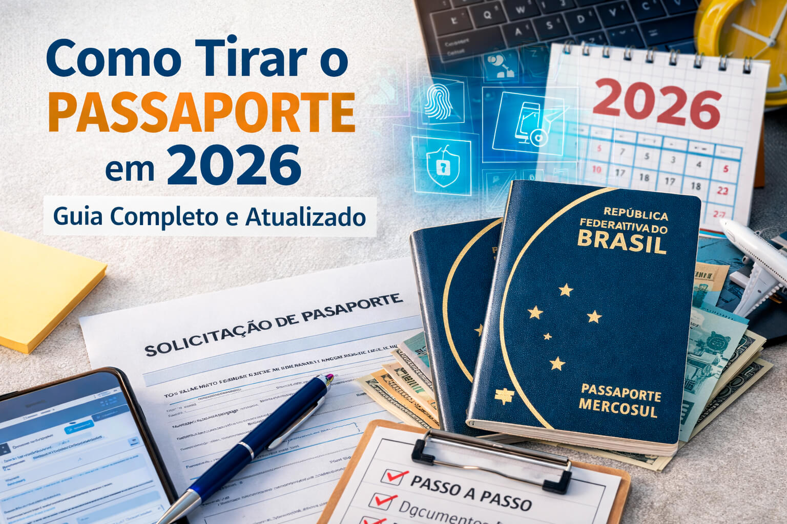 Como tirar o passaporte em 2026: Guia Completo